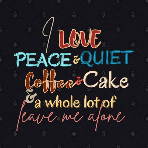 Introvert coffee and cake lover by Kikapu creations